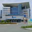 Кампус ДВФУ Владивосток, Главный корпус А - вид с внешней стороны