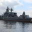 Корабельная набережная во Владивостоке, Фотография крейсера Варяг